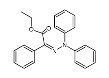 ethyl diphenylhydrazono(phenyl)acetate Structure