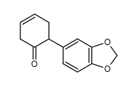 6-(benzo[d][1,3]dioxol-5-yl)cyclohex-3-enone Structure