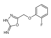 5-[(2-fluorophenoxy)methyl]-1,3,4-oxadiazol-2-amine Structure