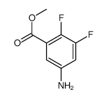 methyl 5-amino-2,3-difluorobenzoate结构式