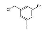 1-Bromo-3-(chloromethyl)-5-iodobenzene结构式