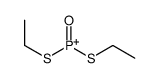 bis(ethylsulfanyl)-oxophosphanium Structure