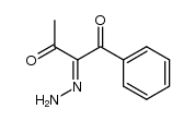 1-Phenyl-1,2,3-butanetrione 2-hydrazone结构式