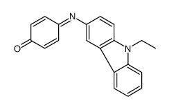 4-(9-ethylcarbazol-3-yl)iminocyclohexa-2,5-dien-1-one结构式