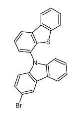 3-BroMo-9-dibenzothiophen-4-yl-9H-carbazole picture