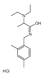 2-(diethylamino)-N-[(2,4-dimethylphenyl)methyl]propanamide,hydrochloride结构式