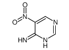 4-Pyrimidinamine, 5-nitro- (9CI) Structure