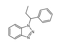 1-(1-phenylpropyl)-1H-benzo[d][1,2,3]triazole结构式