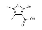 2-bromo-4,5-dimethylthiophene-3-carboxylic acid structure