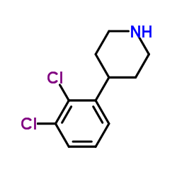 4-(2,3-Dichlorophenyl)piperidine结构式