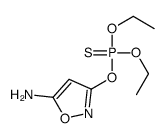 3-diethoxyphosphinothioyloxy-1,2-oxazol-5-amine结构式