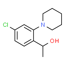 1-[4-Chloro-2-(1-piperidyl)phenyl]ethanol picture