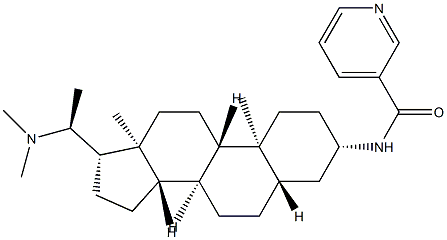 表粉蕊黄杨胺B结构式