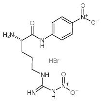 H-Arg(NO2)-pNA Structure