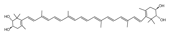 (2R,2'R,3R,3'R)-β,β-Carotene-2,2',3,3'-tetrol structure