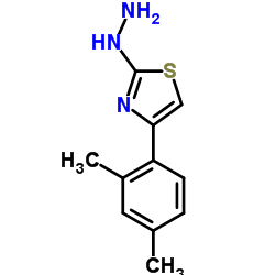 4-(2,4-DIMETHYLPHENYL)-2(3H)-THIAZOLONE HYDRAZONE结构式