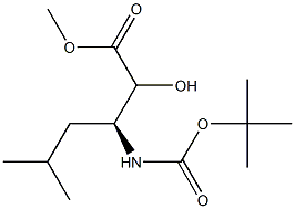 (3S)-3-(N-t-butoxycarbonylamino)-2-hydroxy-5-methylhexanoic Acid Methyl Ester picture