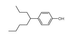 p-(1-propylpentyl)phenol structure