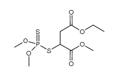 2-carboethoxy-1-carbomethoxy-1-[(dimethylphoshinothioyl)thio]ethane Structure