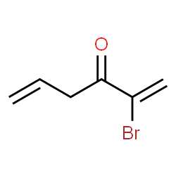 1,5-Hexadien-3-one,2-bromo- Structure