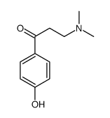 3-(dimethylamino)-1-(4-hydroxyphenyl)propan-1-one Structure