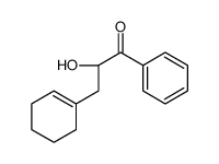 (2S)-3-(cyclohexen-1-yl)-2-hydroxy-1-phenylpropan-1-one Structure