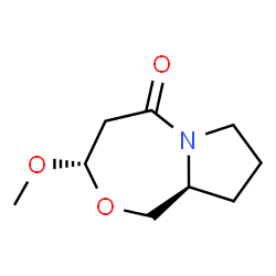 1H,5H-Pyrrolo[2,1-c][1,4]oxazepin-5-one,hexahydro-3-methoxy-,(3S,9aS)-(9CI)结构式