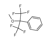 [2,2,2-trifluoro-1-methoxy-1-(trifluoromethyl)ethyl]benzene Structure