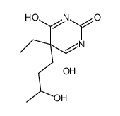 5-Ethyl-5-(3-hydroxybutyl)pyrimidine-2,4,6(1H,3H,5H)-trione Structure