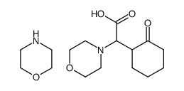 2-Morpholino-2-(2-oxo-cyclohexyl)-acetic acid morpholinium salt Structure