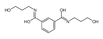 1-N,3-N-bis(3-hydroxypropyl)benzene-1,3-dicarboxamide Structure