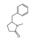 5-benzyl-1-methyl-pyrrolidin-2-one结构式