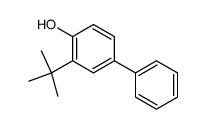 3-(1,1-dimethylethyl)[1,1'-biphenyl]-4-ol结构式