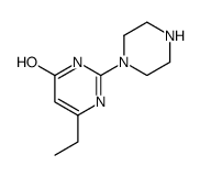 4(1H)-Pyrimidinone,6-ethyl-2-(1-piperazinyl)-(9CI) picture