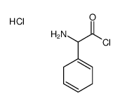 alpha-aminocyclohexa-1,4-diene-1-acetyl chloride hydrochloride structure