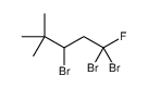 1,1,3-tribromo-1-fluoro-4,4-dimethylpentane结构式