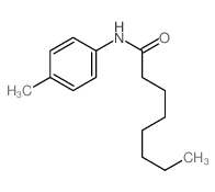 Octanamide, N-(4-methylphenyl)- picture