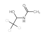 Acetamide,N-(2,2,2-trichloro-1-hydroxyethyl)- Structure