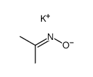 propan-2-one oxime, potassium salt Structure