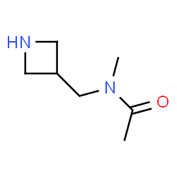 Acetamide, N-(3-azetidinylmethyl)-N-methyl- (9CI) structure