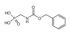 N-(benzyloxycarbonyl)aminomethylphosphonic acid结构式