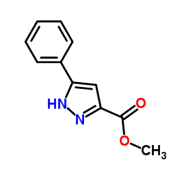 5-PHENYL-1H-PYRAZOLE-3-CARBOXYLIC ACID METHYL ESTER Structure