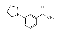 1-(3-pyrrolidin-1-ylphenyl)ethanone结构式