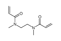 N-methyl-N-[2-[methyl(prop-2-enoyl)amino]ethyl]prop-2-enamide Structure