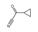 2-cyclopropyl-2-oxoethanenitrile结构式