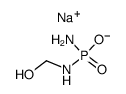 hydroxymethyl-phosphorodiamidic acid, sodium salt结构式