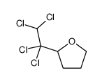 2-(1,1,2,2-tetrachloroethyl)oxolane结构式