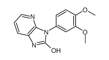 3-(3,4-dimethoxyphenyl)-1H-imidazo[4,5-b]pyridin-2-one Structure