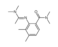 2-[1-Dimethylamino-eth-(E)-ylideneamino]-3,4,N,N-tetramethyl-benzamide Structure