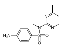 4-amino-N-methyl-N-(4-methylpyrimidin-2-yl)benzenesulfonamide结构式